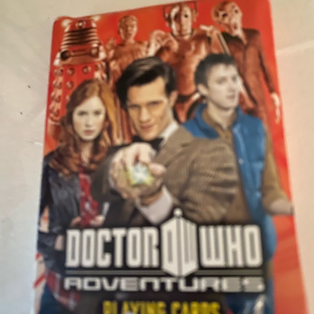 Source Unknown Doctor Who Adventures Playing Cards - Red and Blue